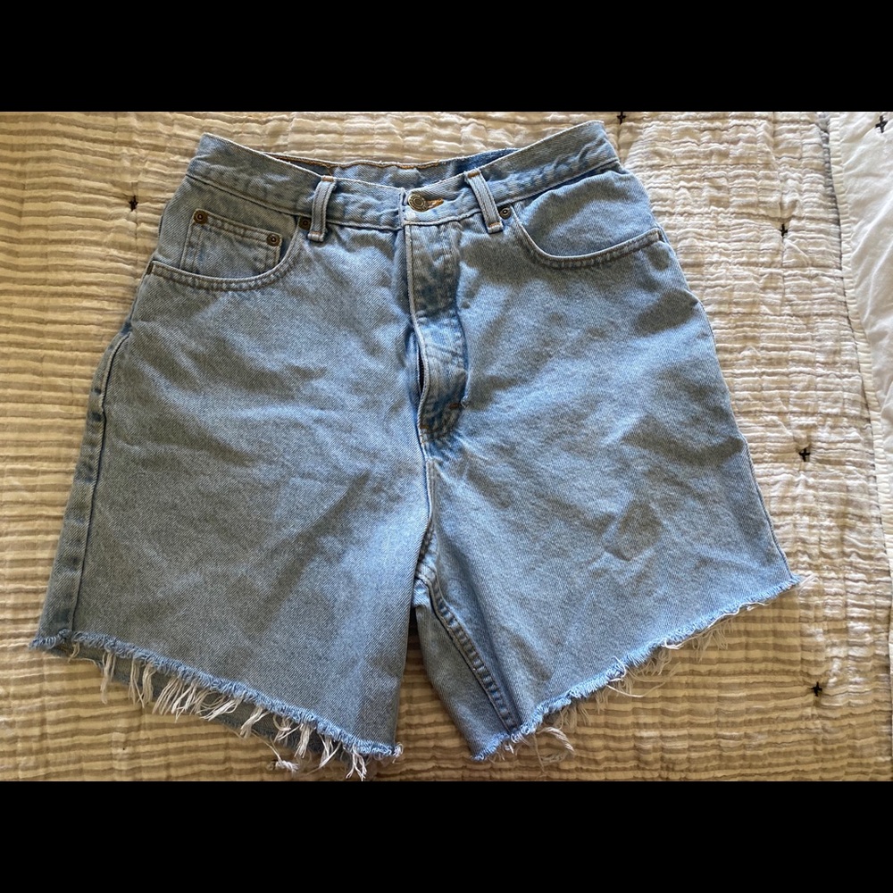 Vintage Eddie Bauer High Waist Jean Shorts Size 28